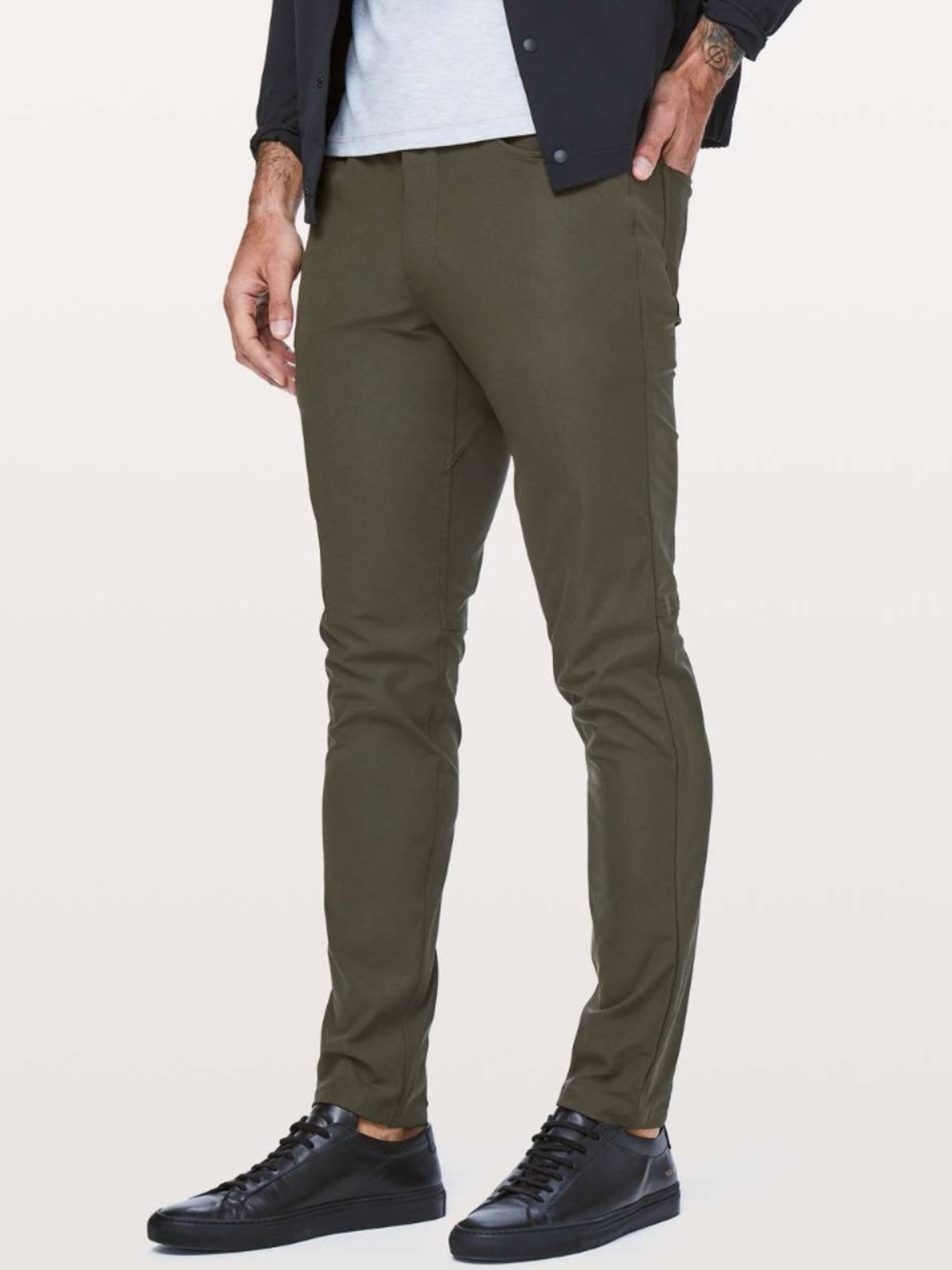 Lululemon ABC Slim *Warpstreme 34" Dark Olive Size 32 Style M5552S